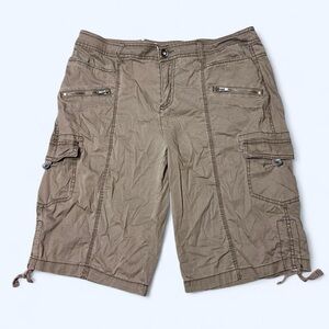 Y2K Grunge Brown Cargo Shorts by Style&Co!